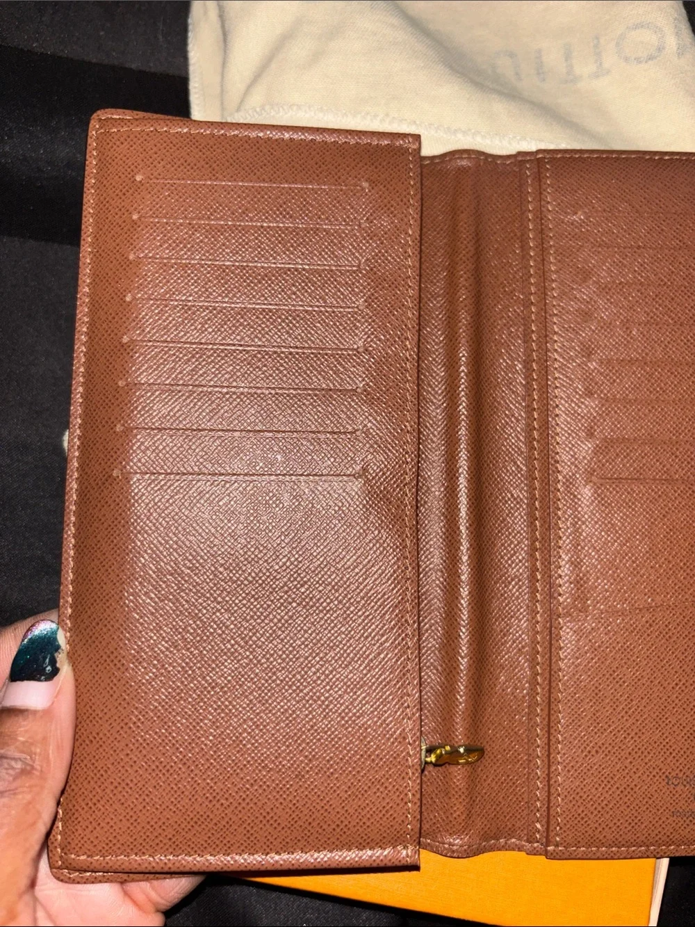 Louis Vuitton Monogram Zip Long Brazza Wallet in Dark Brown and Tan